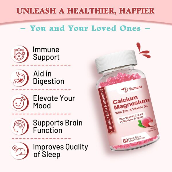 Frasco con 60 gomitas