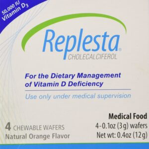 Wafers masticables Replesta Tabs EVERIDIS Health Sciences paquete