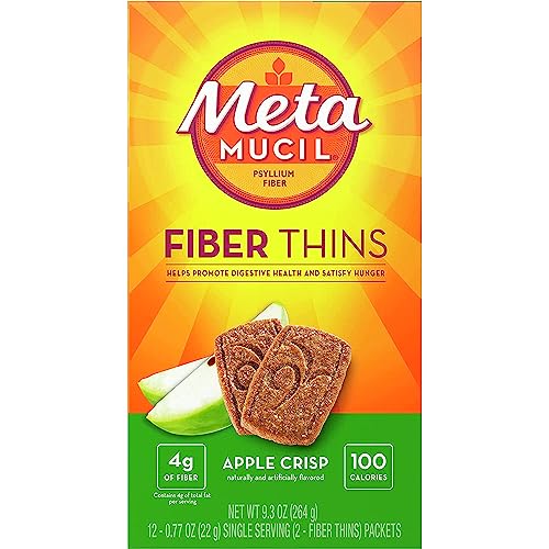 Wafers Metamucil MultiGrain sabor manzana 12 unidades pack 2