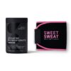 Frontal del cinturón Sweet Sweat Waist Trimmer negro