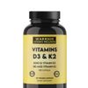 Version 1.0.0 Frente de Warrior Strong Wellness D3 y K2