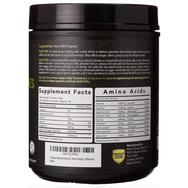 Detalle de lista de ingredientes