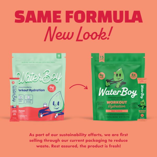 Waterboy mezcla para bebida en sticks sabor Fruit Punch