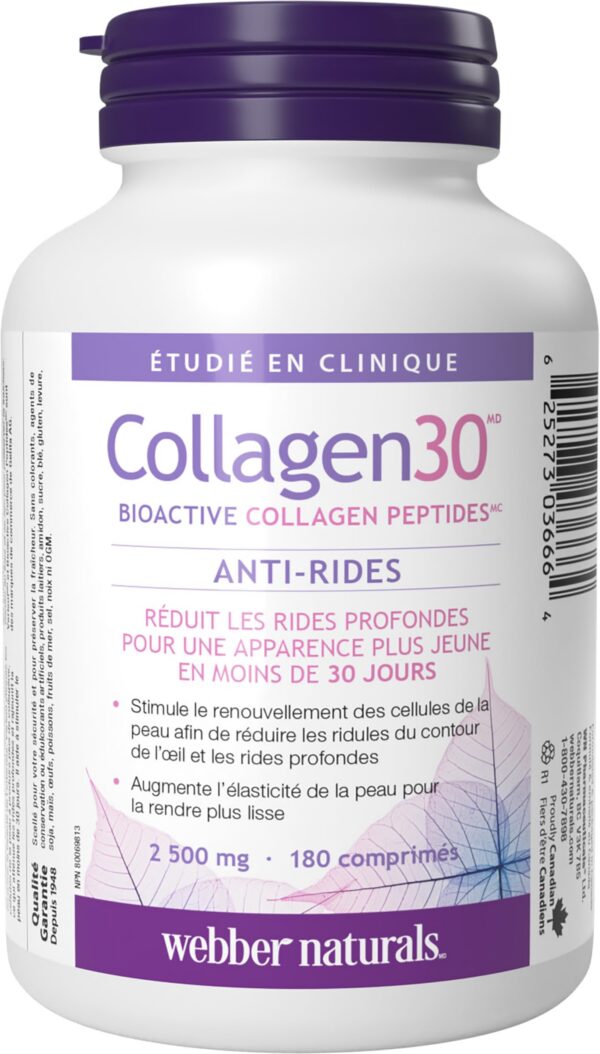 Version 1.0.0 Webber Naturals Collagen30 etiqueta lateral