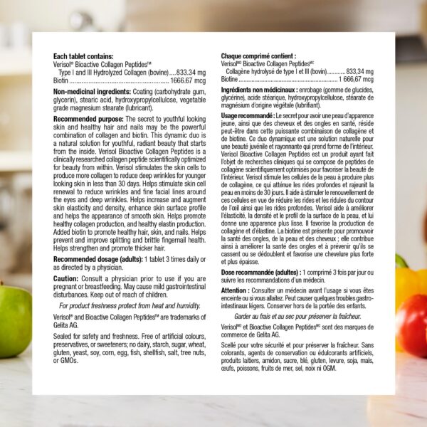 Version 1.0.0 Frasco de 120 tabletas