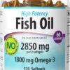Frasco Webber Naturals Fish Oil de alta potencia