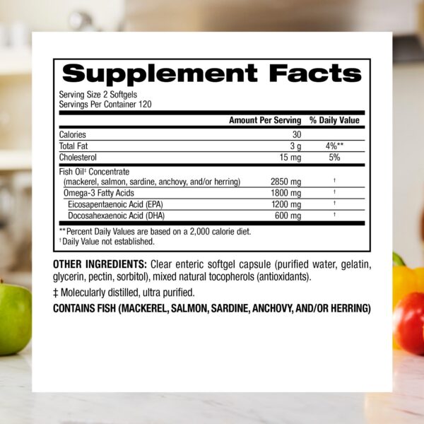 Cápsulas blandas de aceite de pescado