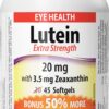 Frente de envase Webber Naturals Luteína Zeaxantina