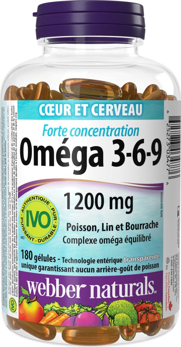 Cápsulas omega 3-6-9