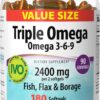 Version 1.0.0 Webber Naturals Omega 3-6-9 botella frontal