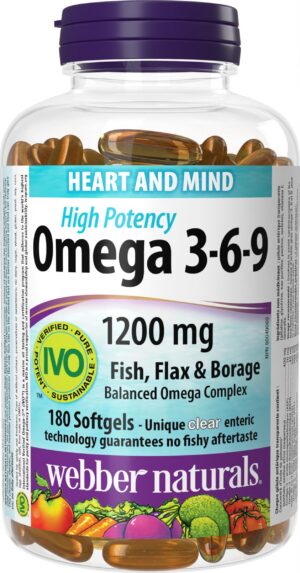 Version 1.0.0 Webber Naturals Omega 3-6-9 frontal