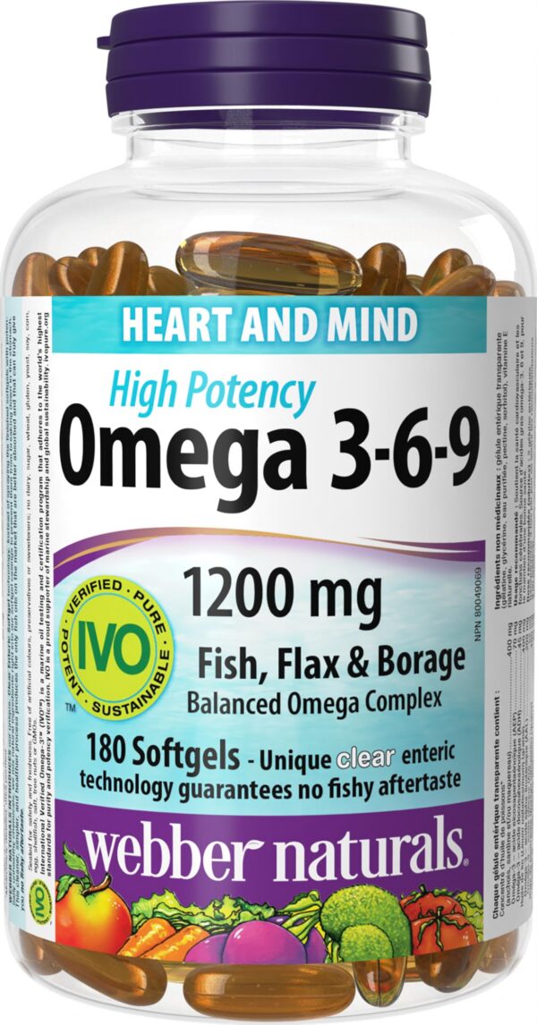 Webber Naturals Omega 3-6-9 frontal