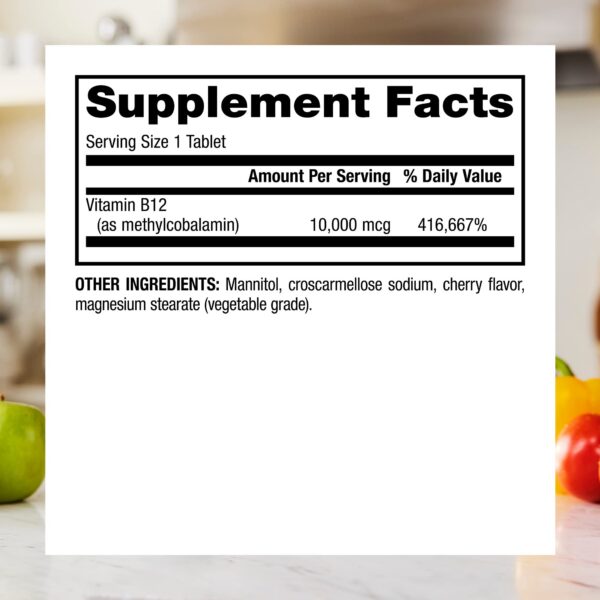 Webber Naturals suplemento B12 para energía y salud