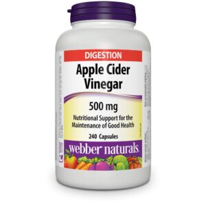 Version 1.0.0 Webber Naturals vinagre de sidra de manzana 500 mg cápsulas