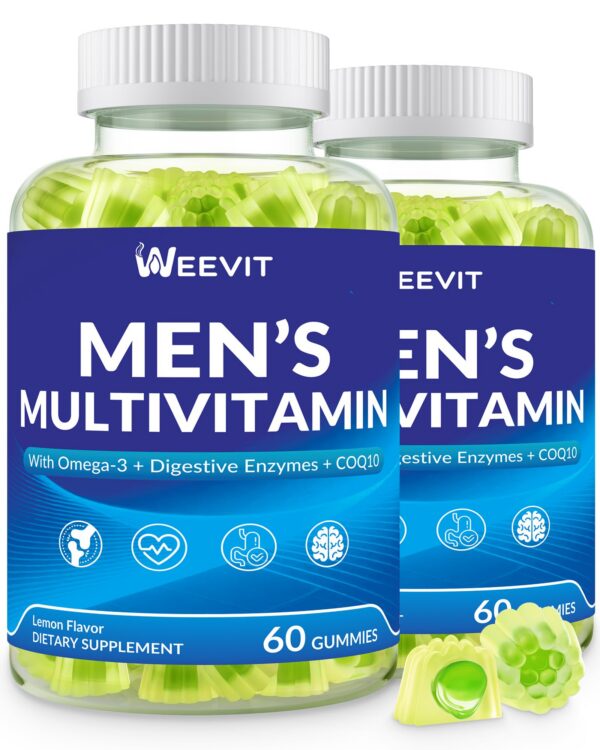 Frasco de gomitas multivitaminicas para hombres WE EVIT
