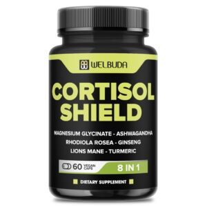 Frasco Welbuda Cortisol Shield 60 cápsulas