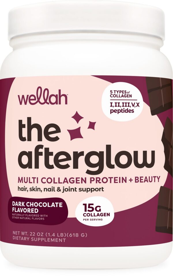 Version 1.0.0 Frente del envase Wellah Afterglow Collagen Chocolate