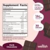 Version 1.0.0 Etiqueta de la marca Wellah Afterglow Collagen Chocolate