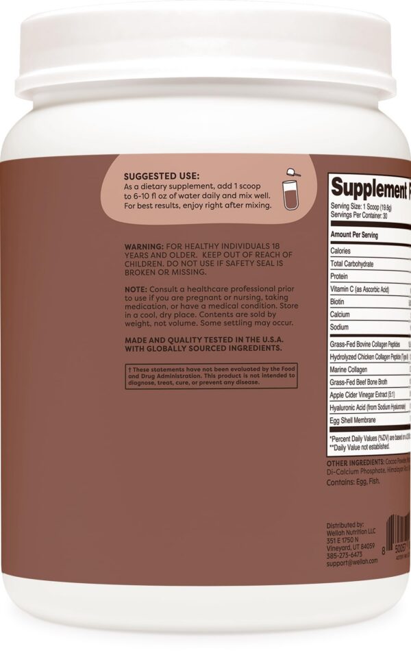 Panel de información de nutrientes