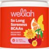 Wellah So Long Soreness BCAA polvo frasco frontal