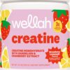 Frasco frontal de Wellah Creatine para mujeres