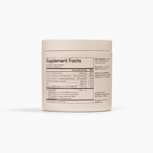 Frasco Wellbel Women Clean cápsulas