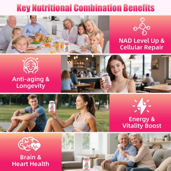 Gomitas NAD+ sabor durazno