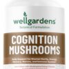 Wellgardens Suplemento de Hongos de Cognición 100% Puro