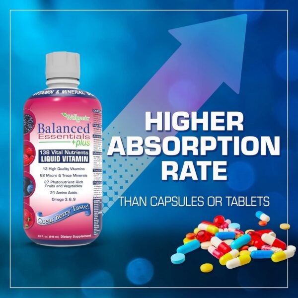 Wellgenix Balanced Essentials suplemento nutricional líquido berry imagen 2