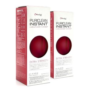 Wellgenix Puriclean bebida detox herbal sabor fruta punch 16oz