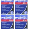 Wellman 50+ multivitaminas paquete múltiple 4x30 tabletas