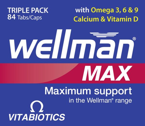Version 1.0.0 Primera vista de Wellman Max caja de suplemento