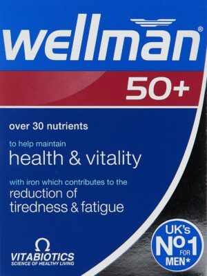 Wellman Vitabiotics 50+ suplemento vitaminas