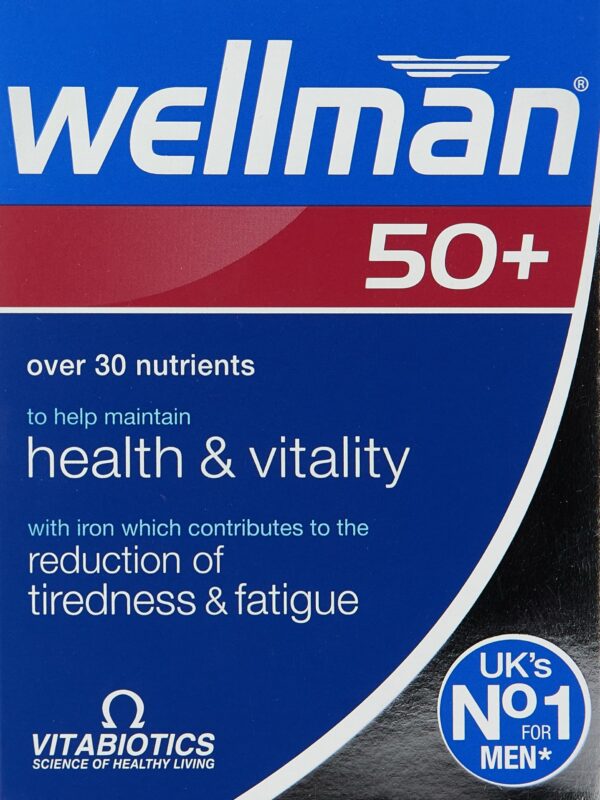 wellman-vitabiotics-50-suplemento-vitaminas Wellman Vitabiotics 50+ suplemento vitaminas