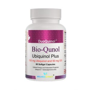 Botella de BioQuinol Ubiquinol CoQ10 150 mg