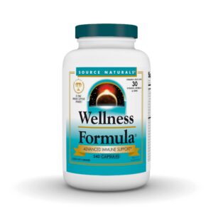 Version 1.0.0 Wellness Formula Source Naturals en botella