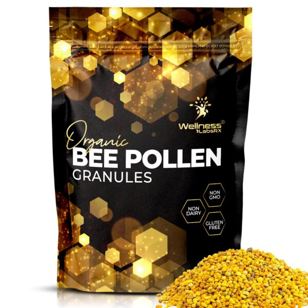 Version 1.0.0 Frasco de polen de abeja orgánico Wellness LabsRx para mujeres