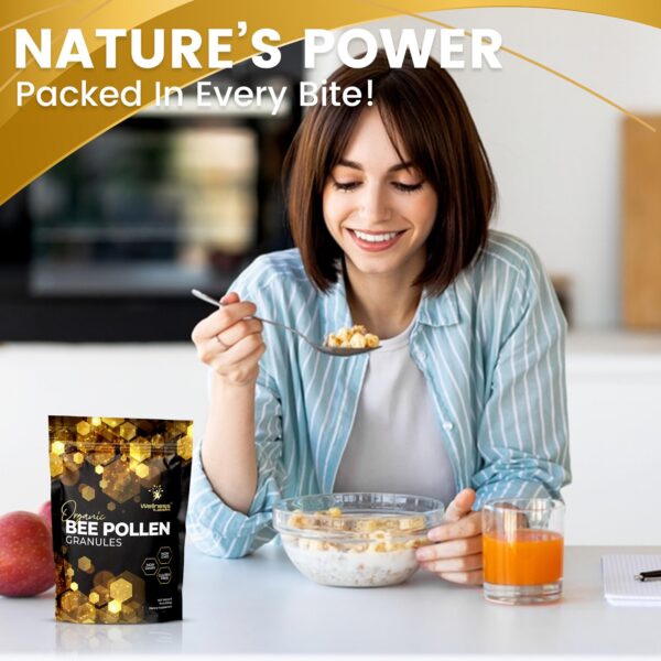 Version 1.0.0 Polen de abeja orgánico Wellness LabsRx ingredientes