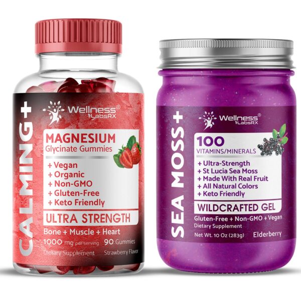 Frente del gel de musgo marino irlandés con sabor a saúco