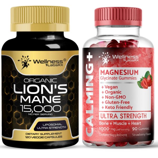 Lions Mane suplemento cápsulas