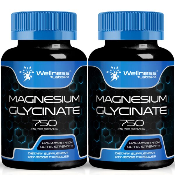 Version 1.0.0 Cajas WELLNESS LABSRX Magnesium Glycinate 750 mg
