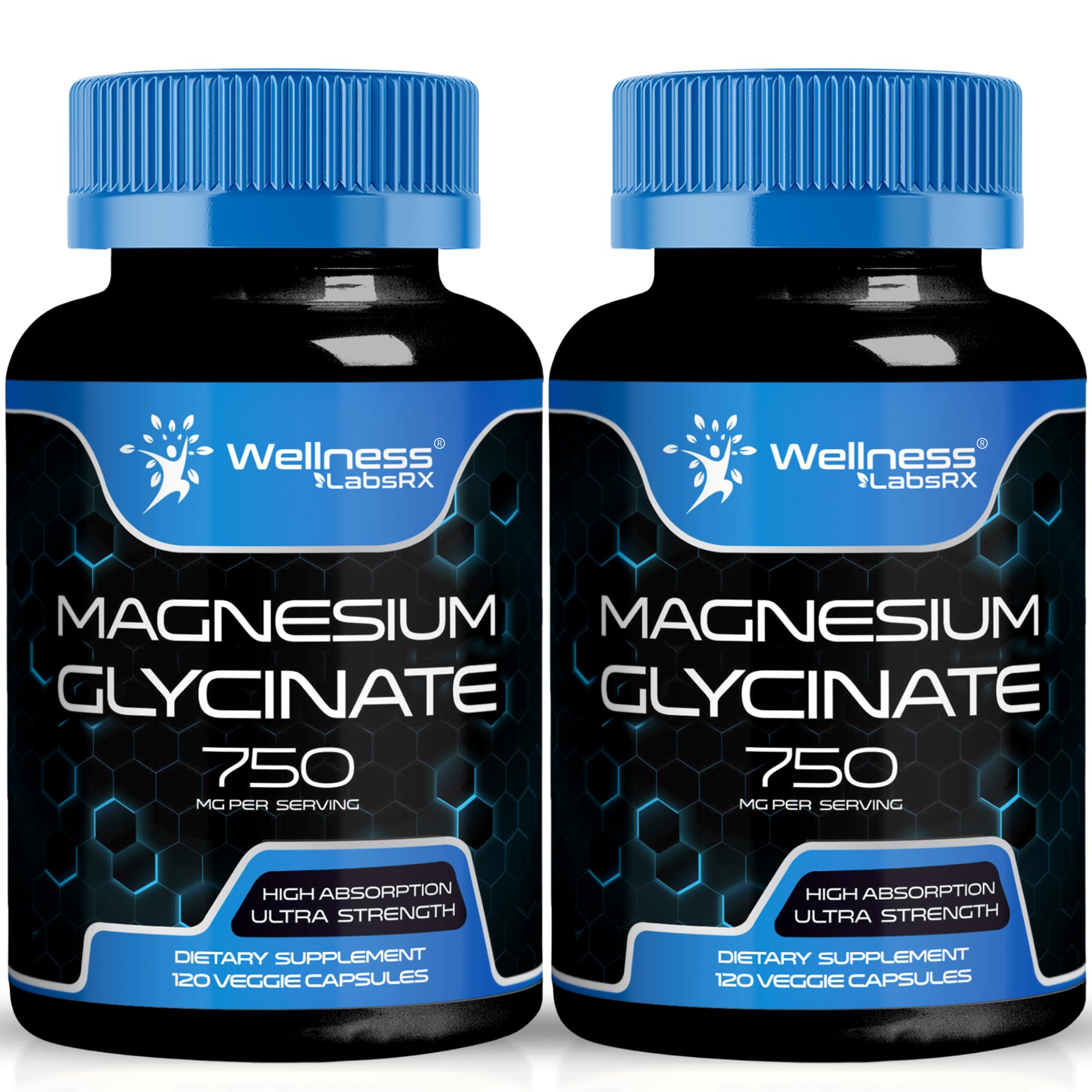 WELLNESS LABSRX Magnesium Glycinate, 750 mg