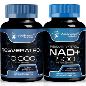 Cápsulas de resveratrol WELLNESS LABSRX