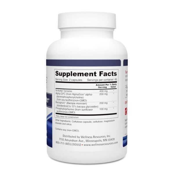 Version 1.0.0 Etiqueta frontal del Brain Booster