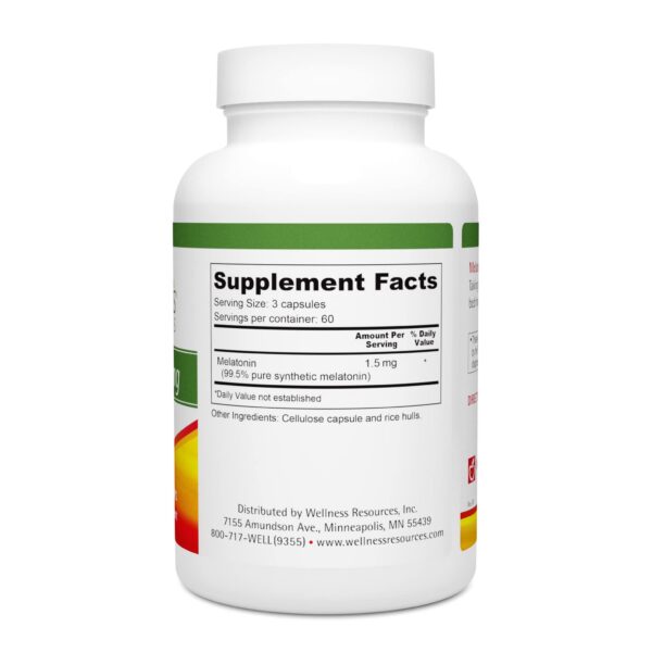 Wellness Resources cápsulas para apoyo al sueño suplemento natural