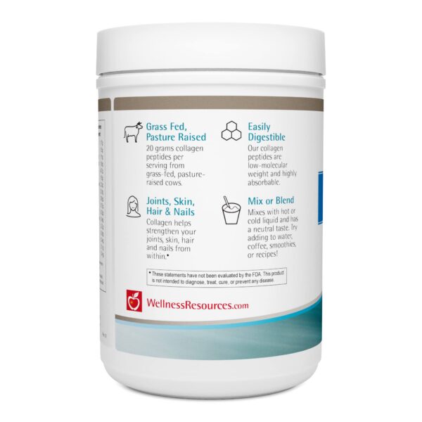 Etiqueta del producto Wellness Resources Collagen Peptides