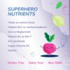 Etiqueta de ingredientes Super Mini-Multi infantil