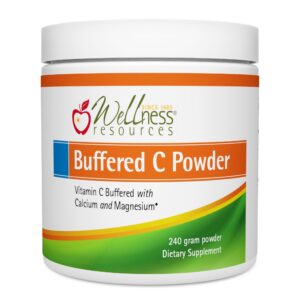 Version 1.0.0 Wellness Resources polvo vitamina C buffered envase