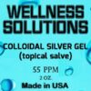 Version 1.0.0 Frasco de gel de plata coloidal Wellness Solutions 2 oz