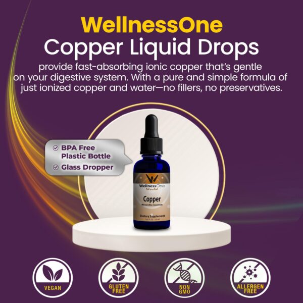 Frasco de cobre líquido